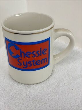 Chessie System Coffee Cup Logo For The Chesapeake & Ohio Railroad Train Collect